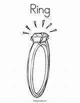 Coloring Ring Wedding Diamond Color Jewel Rr Bearer Romans Gold Jewels Pages Cincin Bling Engagement Scripture Letter Printable Print Friend sketch template