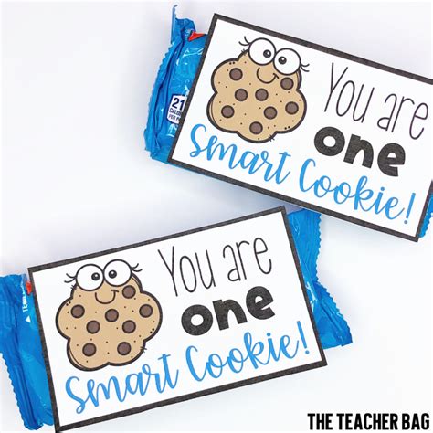 smart cookie tags  teacher bag    smart cookie