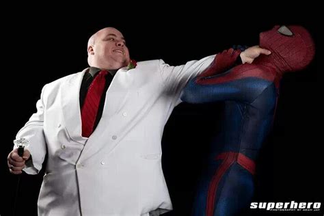 kingpin vs spider man cosplay kingpin cosplays pinterest