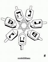 Hanukkah Dreidels Dreidel sketch template