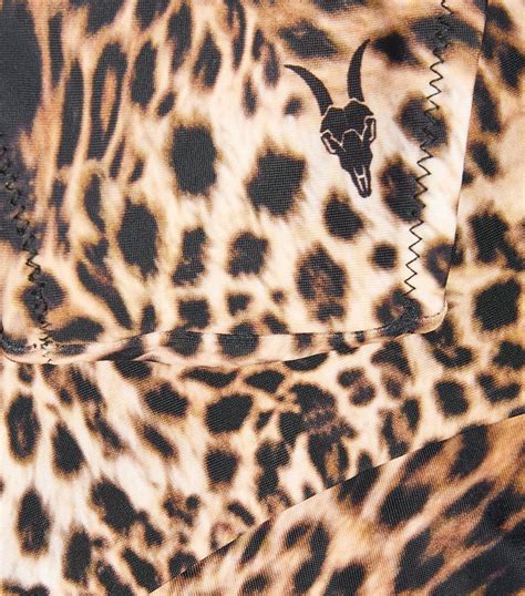 leopard print bo kiku bikini bottoms