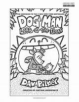 Dog Coloring Man Pages Fleas Lord Printable Dogman Book Sheets Pilkey Dav Superfuncoloring Printables Characters Popular Mar Xcolorings Choose Board sketch template