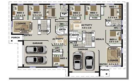 duplex design home plan   spark homes