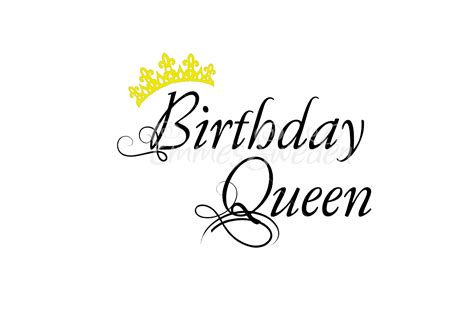 birthday queen svg graphic  emmessweden creative fabrica