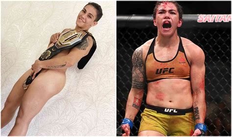 jessica andrade poses   ufc beltand