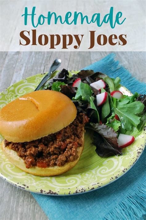 Easy Homemade Sloppy Joes Recipe Amee S Savory Dish