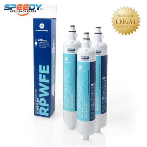 Rpwf Rpwfe 3 Pack Ge Refrigerator Water Filter Speedy Appliance Parts