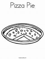 Pizza Coloring Pie Worksheet Pancakes Let Search Twistynoodle Built California Usa Noodle Slice Outline Favorites Login Add Cut Party sketch template