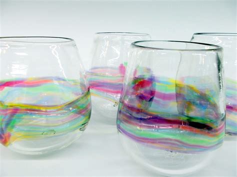 Hand Blown Stemless Wine Glasses Ideas On Foter