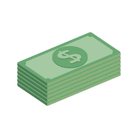 stack bills money cash isolated icon  vector art  vecteezy