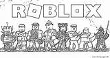 Coloring Roblox Pages Team Printable Print Book sketch template