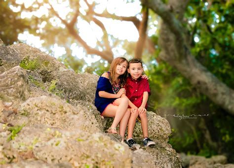 beautiful outdoor picture of brother and sister outdoor pictures