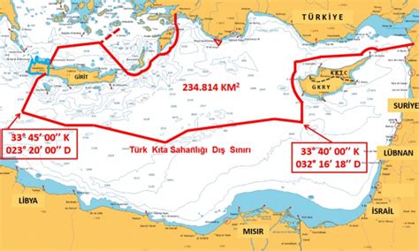 Doğu Akdeniz De Mavi Vatan Sınırları Çekildi
