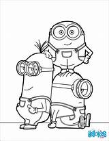 Coloring Pages Hellokids Getcolorings Minions sketch template
