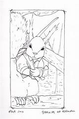 Redwall Coloring sketch template