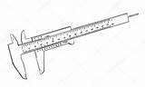 Vernier Caliper Isolated Illustration Recalibration Investment Viable Pros Stay Big Investor Depositphotos sketch template