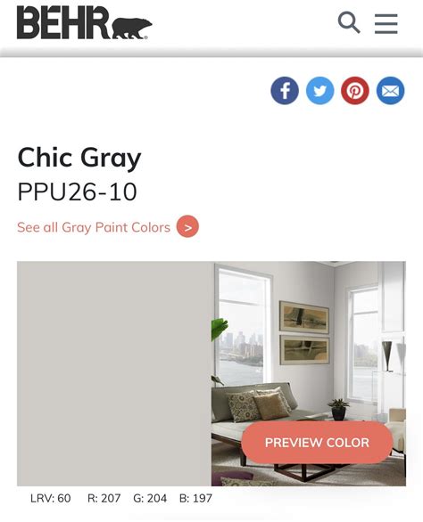 chic gray behr ultra paint colors grey paint colors grey paint