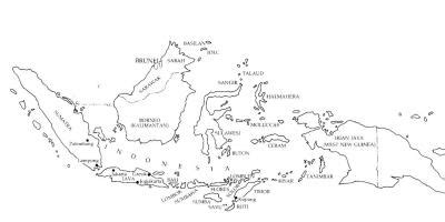 gambar peta indonesia hitam koleksi gambar hd