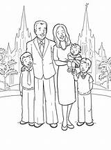 Coloring Church Pages Going Families Lds Popular sketch template