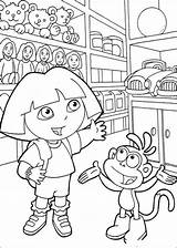 Dora Coloring Pages Explorer Toy Printable Store Nick Jr Kids Shop Toys Colouring Sheets Book Cartoon Letscolorit Template Categories Pdf sketch template