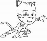Pj Catboy Colorare Pigiamini Gattoboy Cat Disegni Coloringhome Owlette Gekko sketch template