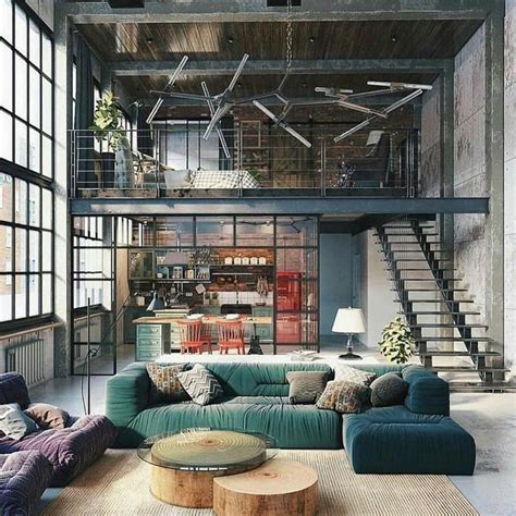 industrial duplex inspiration   decor  perfect scandinavian style home loft