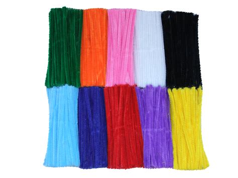 assorted pipe cleaners bumper pack   art craft factory