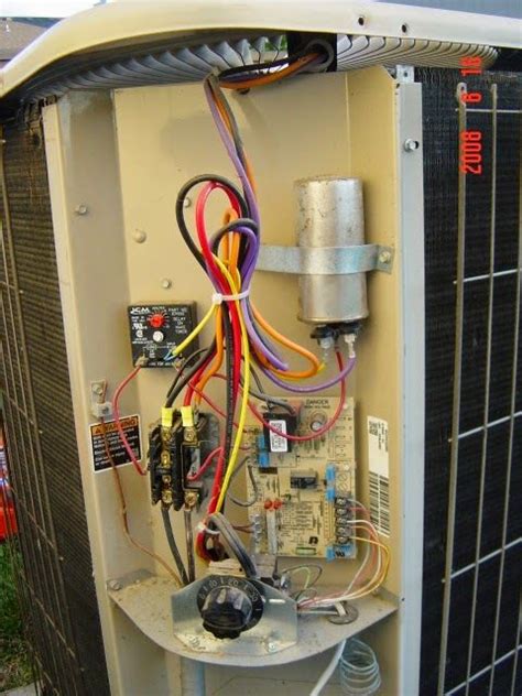 hvac contactor wiring diagram  compressor