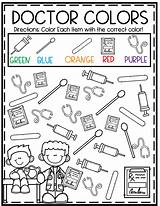 Preschool Helpers Doctors Helper sketch template