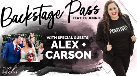 Backstage Pass With Special Guests Alex Carson Youtube