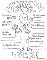 Coloring Mothers Pages Mom Mother Printable Print Card Ever Crafts Paper Kids Make Happy Preschool Dad Sheets Sheet Cards Mommy sketch template