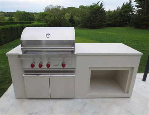 outdoor kitchen wolf grill unit trueform decor