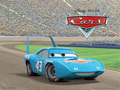 king  race car  pixars cars  desktop wallpaper