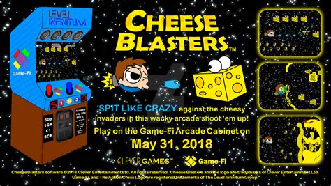 cheese blasters game fi arcade cabinet ad  maxiandrew  deviantart