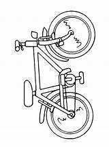 Biciclette Bicicletta Disegnidacolorare Bimbo Seguito sketch template