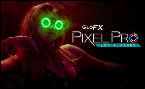 Glofx Pixel Pro Led Glasses 350 Modes Programmable