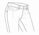 Cargo Pant sketch template