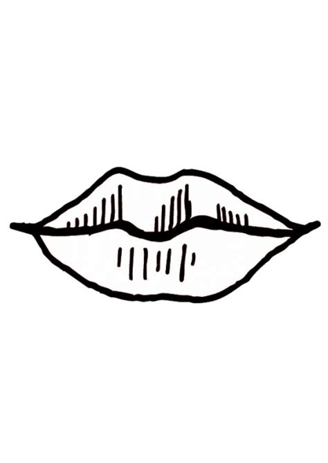 coloring page mouth lips img  lip stencil stencils