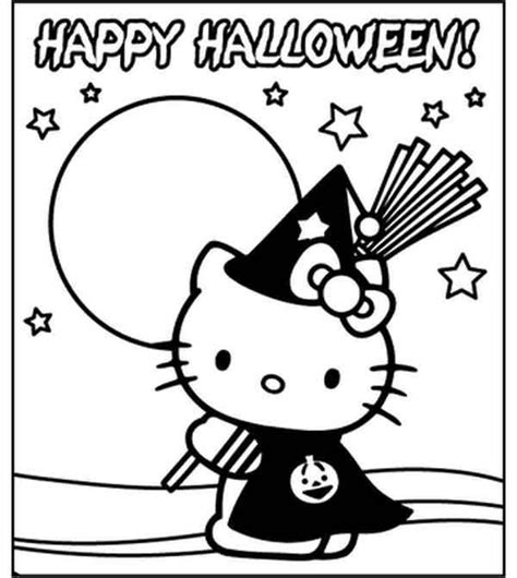 printable halloween coloring pages holiday vault  kitty