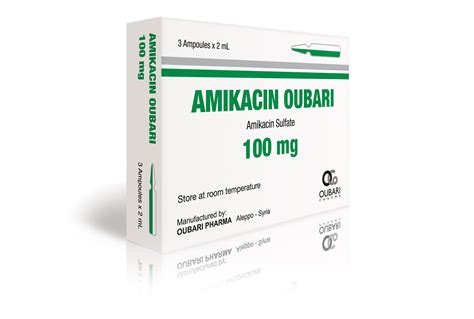 amikacin  mg ampoules oubari pharma