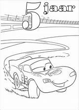 Pixar Racet Verjaardag Bliksem Kleurplaten sketch template