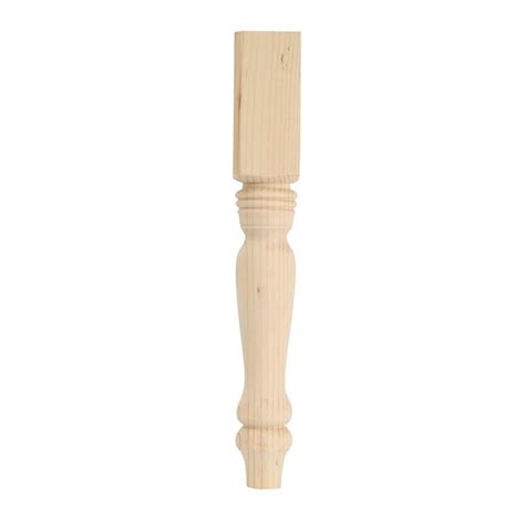 shop waddell   country pine traditional wood table leg