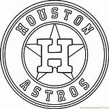 Astros Houston Coloring Logo Pages Mlb Printable Baseball Color Sheets Stencil Coloringpages101 Cleveland Indians Kids Pdf Sports Choose Board sketch template