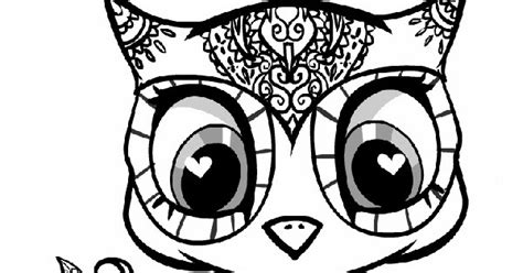 coloring page world love owl