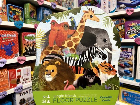 puzzle  pieces jungle crocodile creek au coeur du jeu