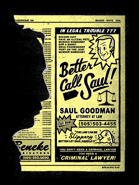 Gotta Call Saul In The Latest Piece Of Breaking Bad