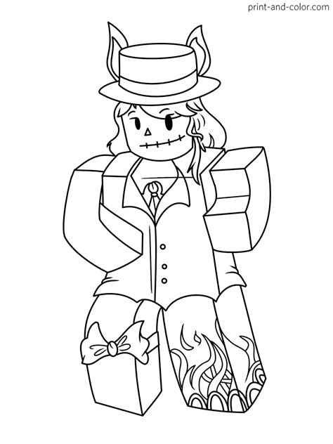 roblox coloring pages print  colorcom