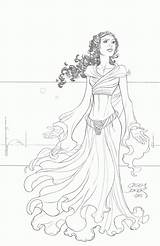 Padme sketch template