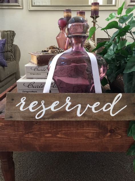 rustic wedding sign reserved wedding sign reserved chair etsy