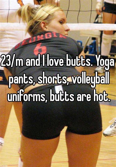 23 M And I Love Butts Yoga Pants Shorts Volleyball